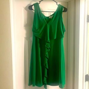 Jessica Simpson green dress